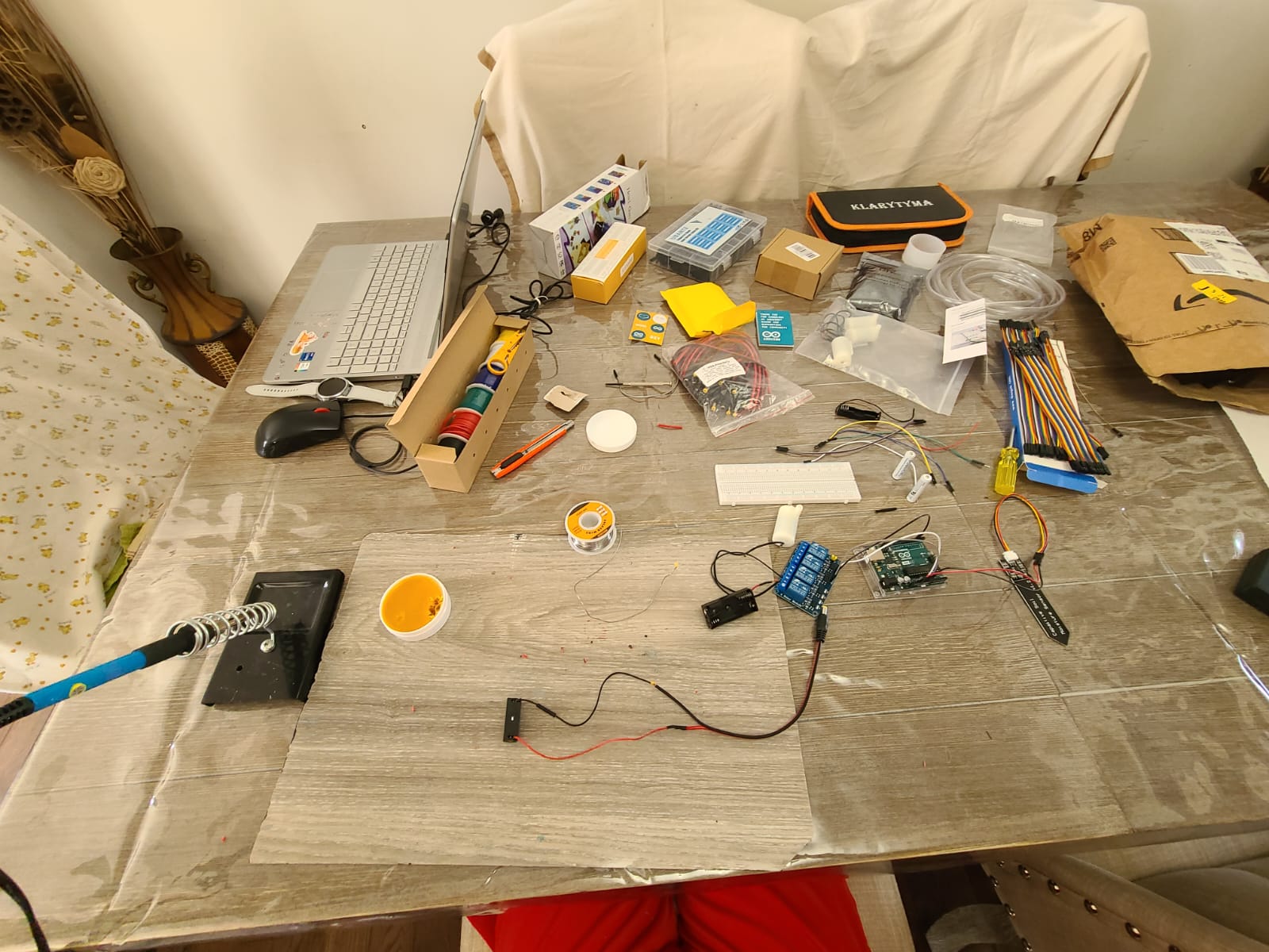 Arduino wiring for Plant Waterer